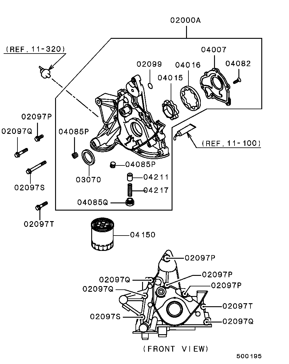 Mitsubishi MD 348631 - Масляный фильтр autospares.lv