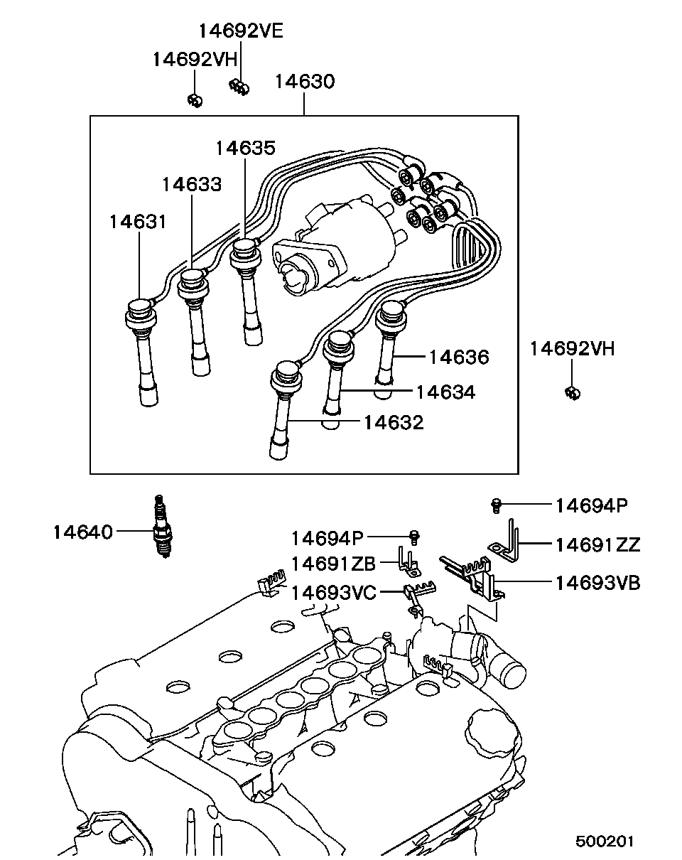 Mitsubishi MD 313 443 - Свеча зажигания autospares.lv