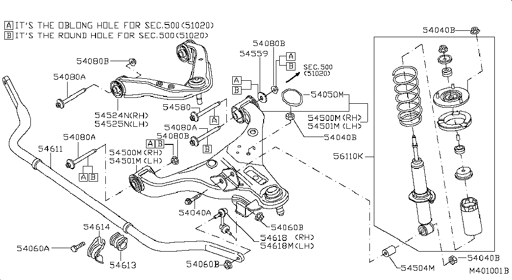 NISSAN 54524-EB300 - Рычаг подвески колеса autospares.lv