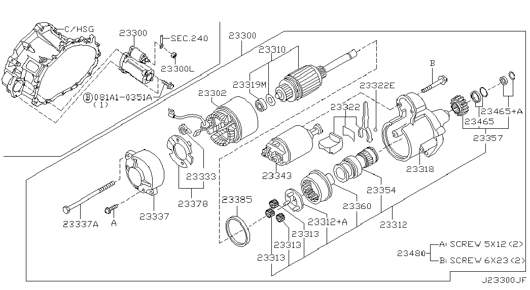 NISSAN 23319-W3410 - BEARING-GEAR CASE autospares.lv