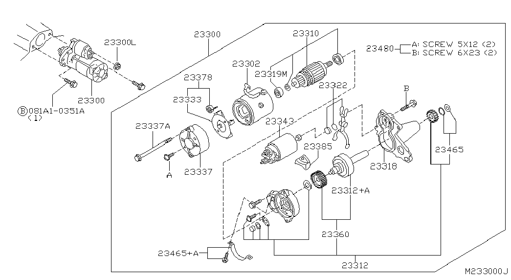 Infiniti 23300-AU601 - Стартер autospares.lv