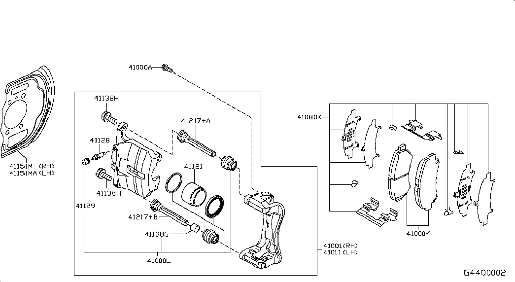 RENAULT D1 06 04E A0A - Тормозные колодки, дисковые, комплект autospares.lv