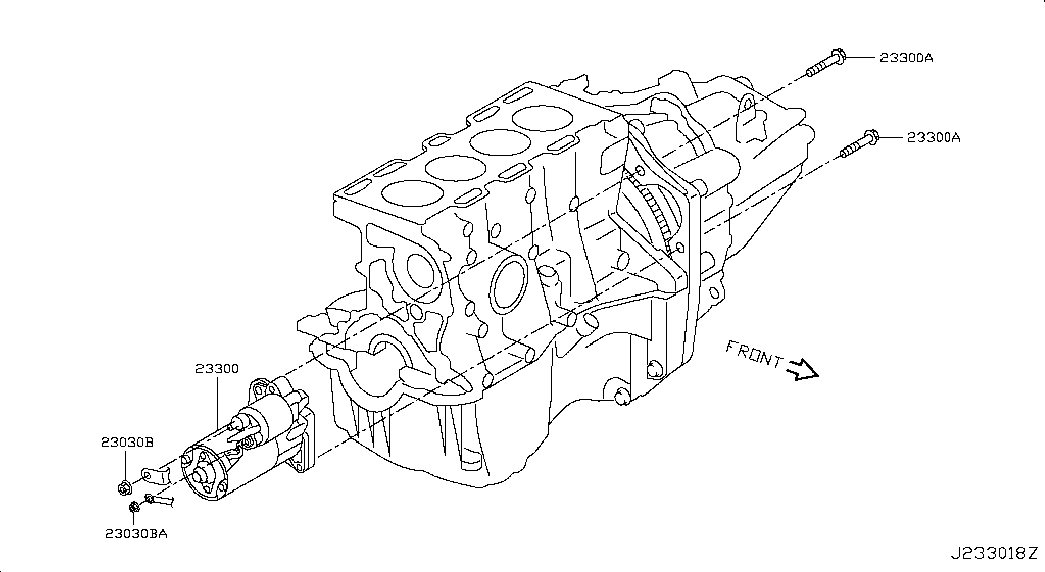 NISSAN 23300-00Q2C - Стартер autospares.lv