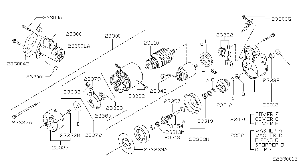 NISSAN 23378AX000 - Кронштейн, угольная щетка autospares.lv