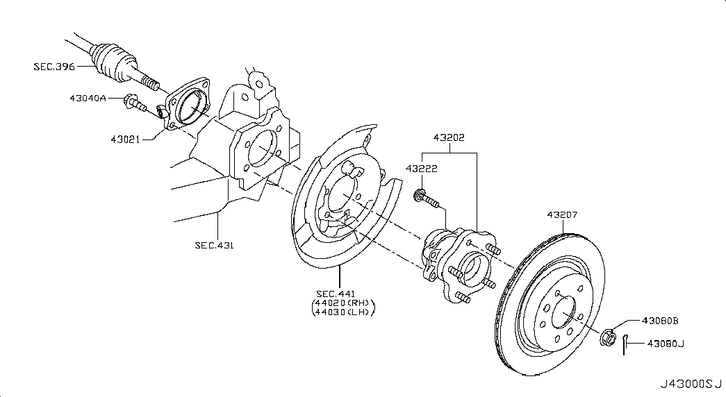 NISSAN 432064CE0A - Тормозной диск autospares.lv