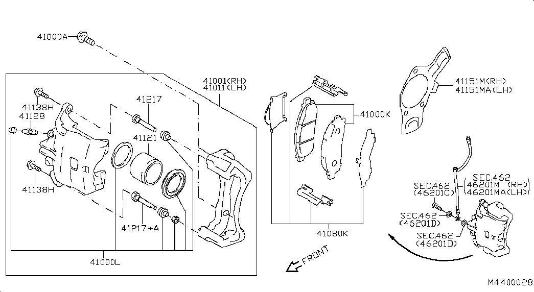 NISSAN D1080JX50B - Комплектующие для колодок дискового тормоза autospares.lv