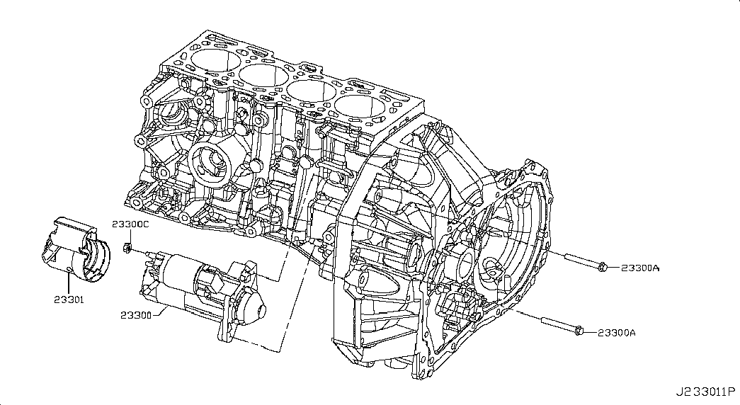 NISSAN 23300-00Q1H - Стартер autospares.lv