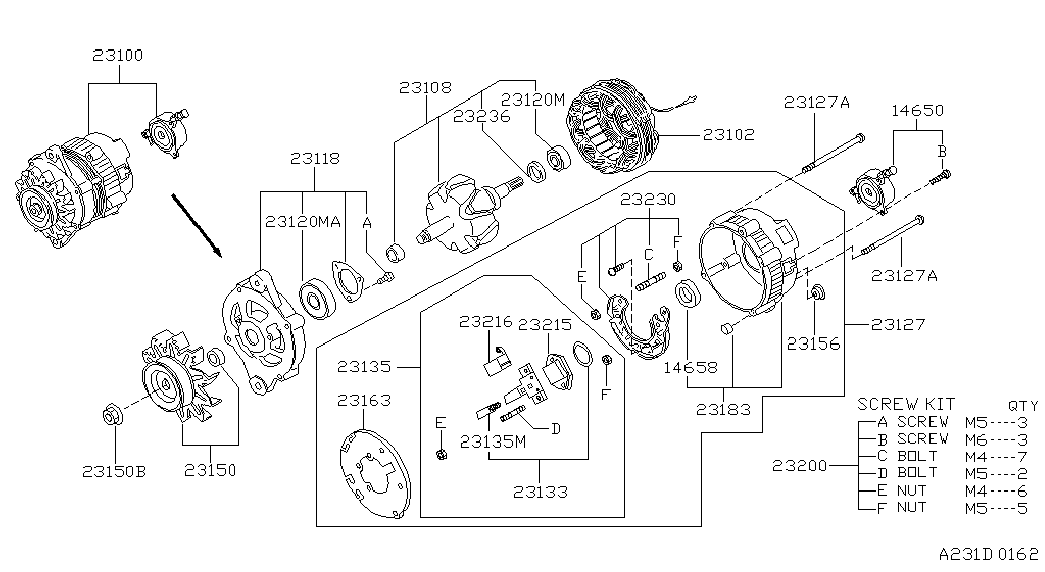 Infiniti 23100-0M901 - Генератор autospares.lv