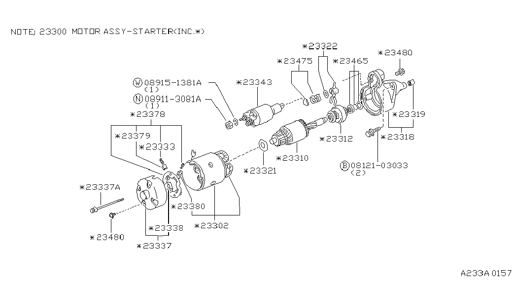 TOYOTA 23300-M8000 - Стартер autospares.lv