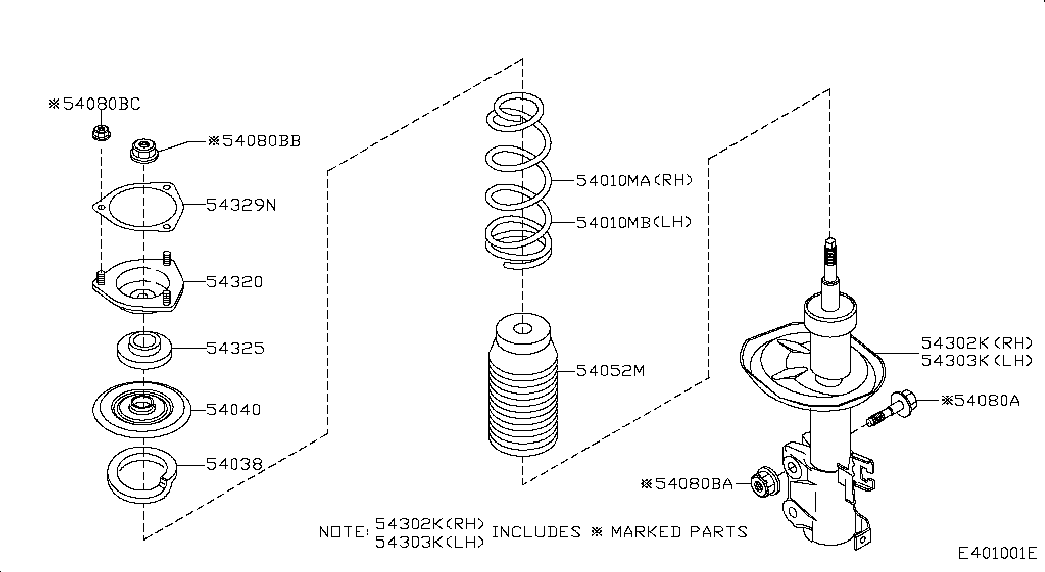 NISSAN 2060200QAB - Гайка, выпускной коллектор autospares.lv