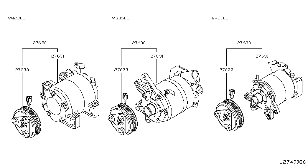 NISSAN 92600-9Y40A - Компрессор кондиционера autospares.lv