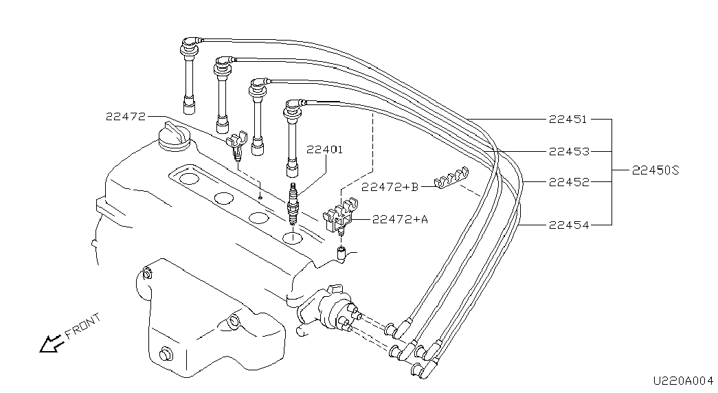 Infiniti 22401-50Y04 - Свеча зажигания autospares.lv