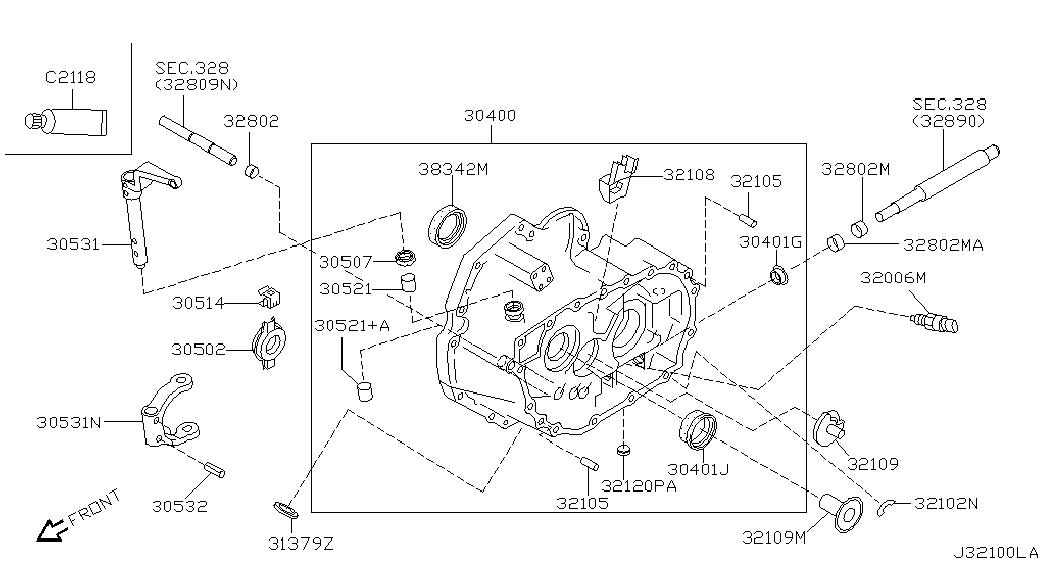 NISSAN 30502-53J01 - Выжимной подшипник сцепления autospares.lv