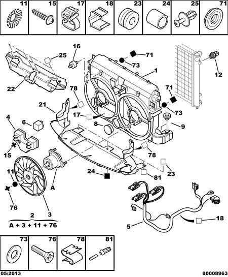 DS 1250 F0 - Вентилятор, охлаждение двигателя autospares.lv