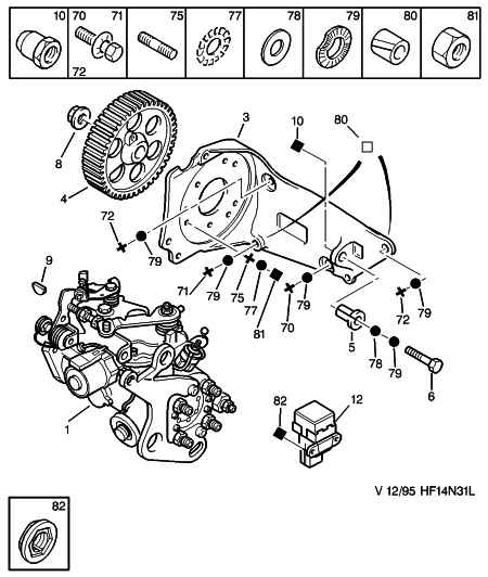 Vauxhall 6 36 654 - Натяжной ролик, зубчатый ремень ГРМ autospares.lv