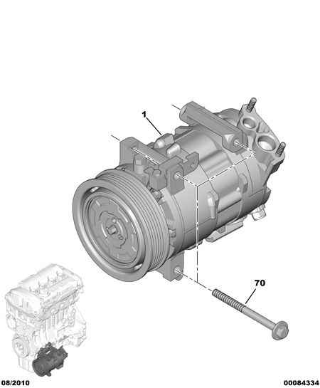 OM 96 768 623 80 - Компрессор кондиционера autospares.lv