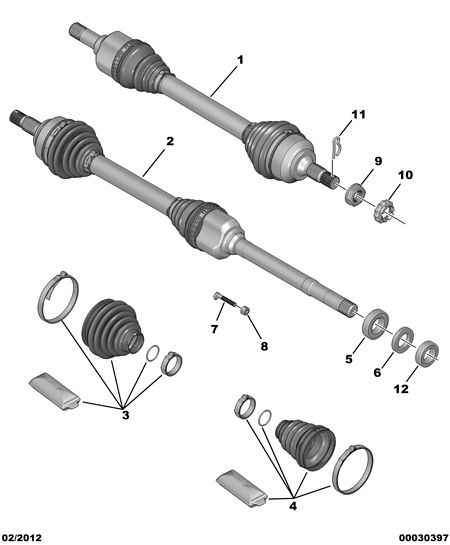 CITROËN 3273 3Z - Приводной вал autospares.lv