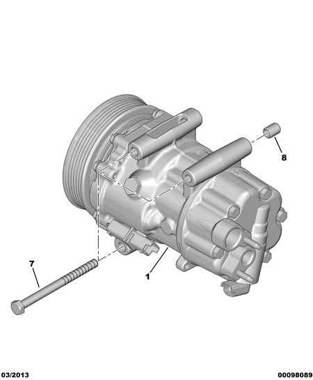 PEUGEOT 6453 ZE - Компрессор кондиционера autospares.lv