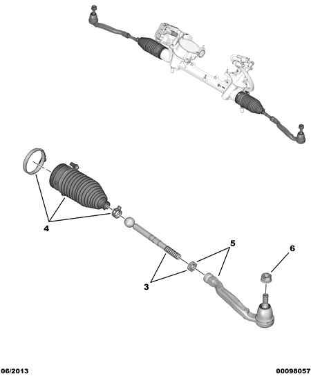 CITROËN 16 11 242 180 - Наконечник рулевой тяги, шарнир autospares.lv