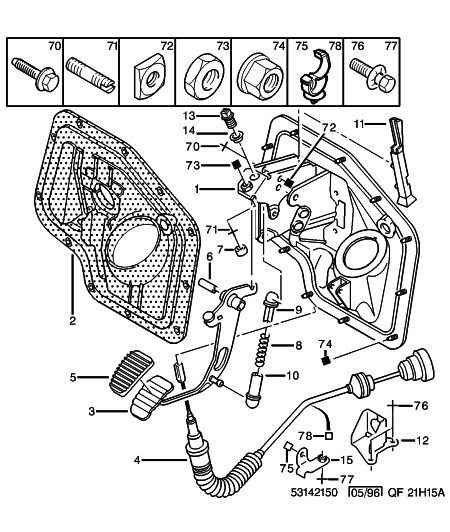 PEUGEOT (DF-PSA) 2150.P6 - Трос, управление сцеплением autospares.lv