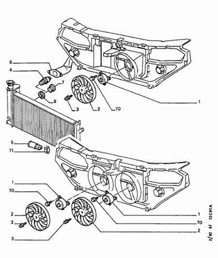 CITROËN 1253 52 - Вентилятор, охлаждение двигателя autospares.lv