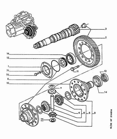 PEUGEOT 3121.24 - Уплотняющее кольцо, дифференциал autospares.lv