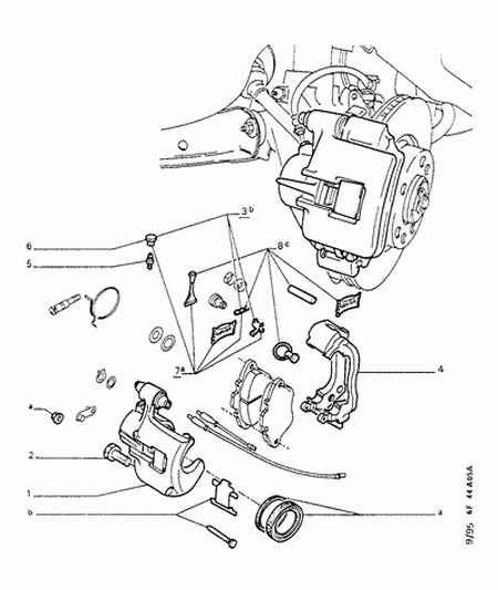 CITROËN 4427 63 - Комплектующие для колодок дискового тормоза autospares.lv