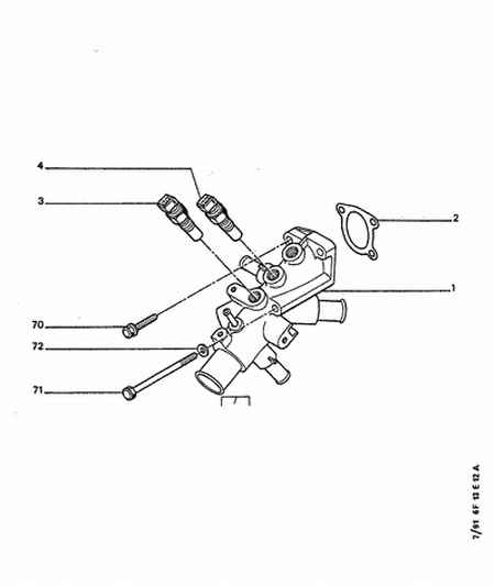 CITROËN 0242.85 - Датчик, температура охлаждающей жидкости autospares.lv