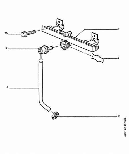 PEUGEOT 1985 05 - Регулятор давления подачи топлива autospares.lv