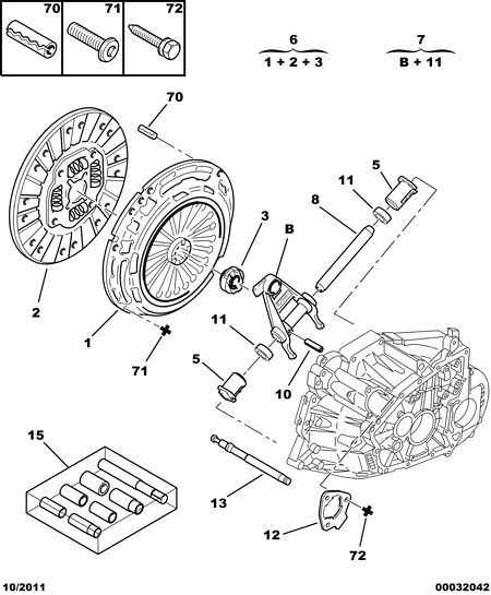 CITROËN 2050.V1 - Комплект сцепления autospares.lv