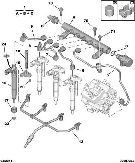 CITROËN/PEUGEOT 16 068 717 80 - Уплотнительное кольцо, шахта форсунки autospares.lv