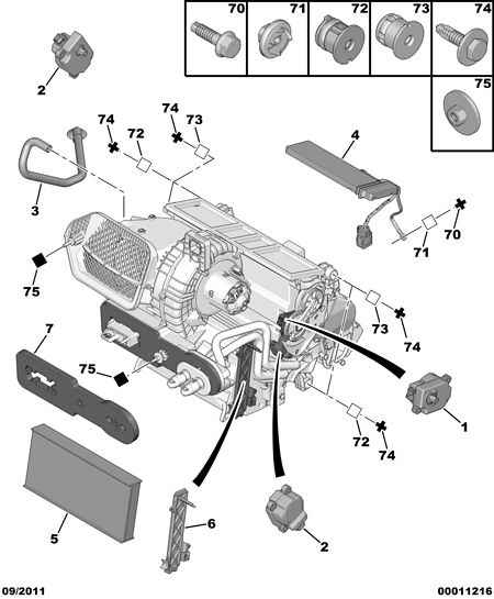 Peugeot Motorcycles 6447 RG - Фильтр воздуха в салоне autospares.lv