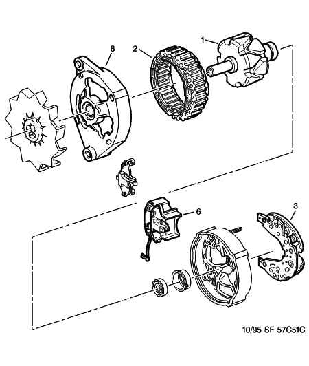 Talbot 5761 67 - Регулятор напряжения, генератор autospares.lv