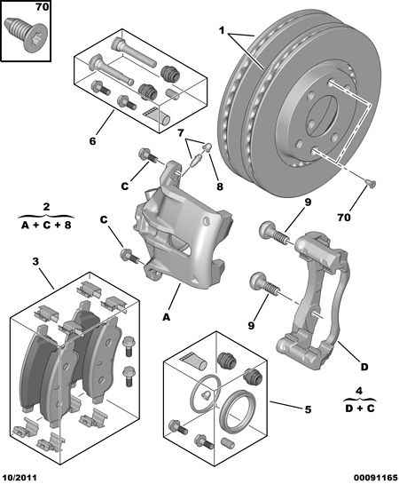 CITROËN 4249 83 - Тормозной диск autospares.lv