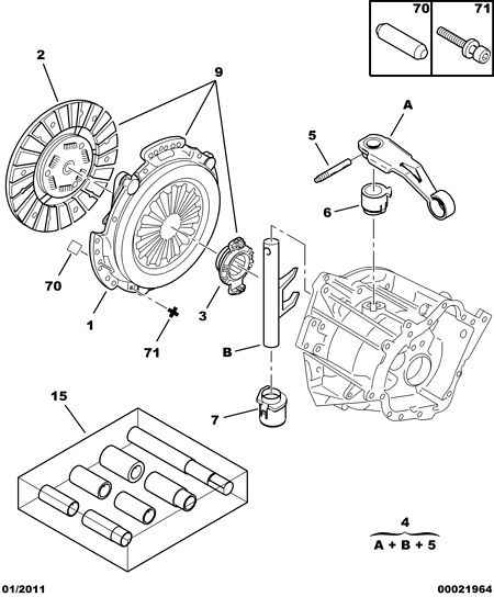 PEUGEOT 2050.W3 - Комплект сцепления autospares.lv