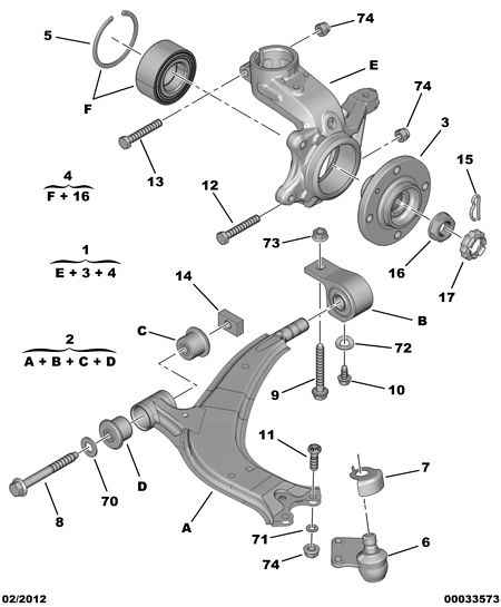 DS 3640 43 - Рычаг подвески колеса autospares.lv