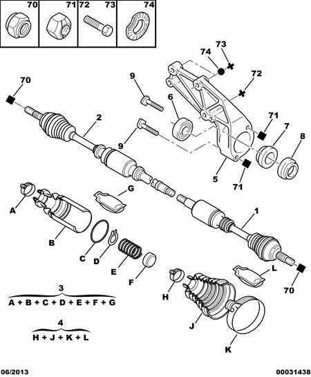 PEUGEOT 3293.05 - Пыльник, приводной вал autospares.lv