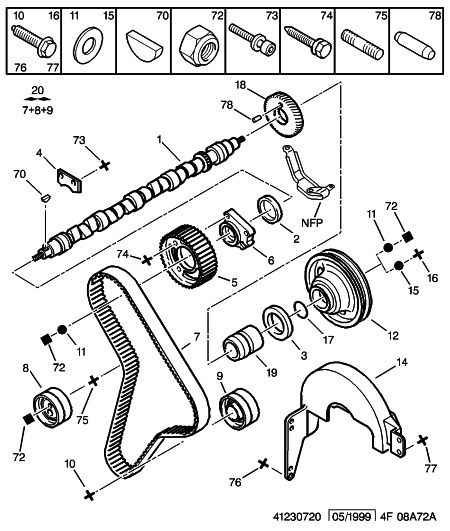 CITROËN 0831.36 - Комплект зубчатого ремня ГРМ autospares.lv