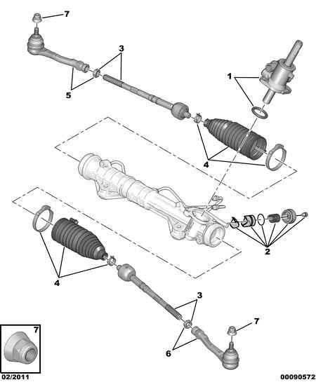 CITROËN/PEUGEOT 3817 75 - Наконечник рулевой тяги, шарнир autospares.lv