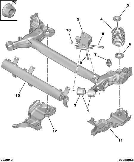 PEUGEOT 5102.S3 - Пружина ходовой части autospares.lv