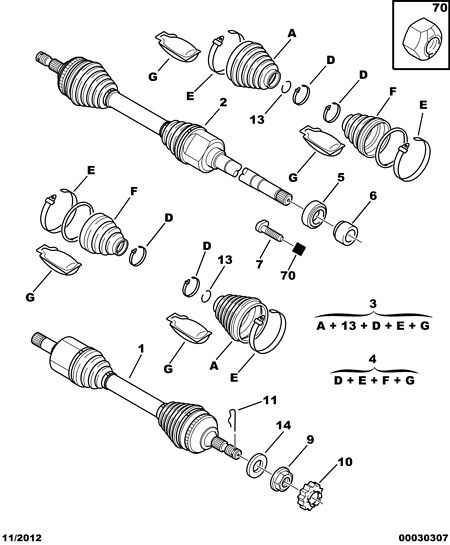 CITROËN 3272 5P - Приводной вал autospares.lv