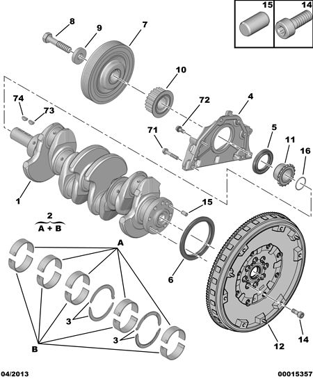 PEUGEOT (DF-PSA) 0532.L0 - Маховик autospares.lv