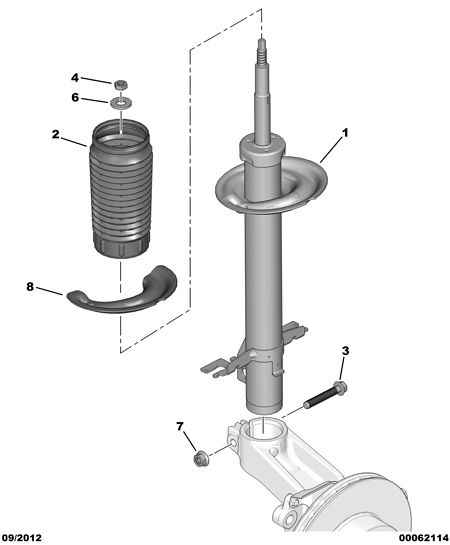 DS 5033 A6 - Пыльник амортизатора, защитный колпак autospares.lv