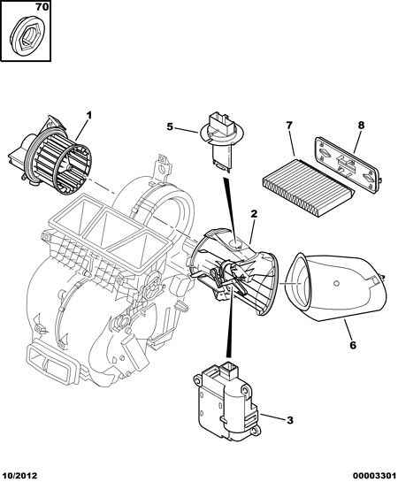 Peugeot Motorcycles 6447 KK - Фильтр воздуха в салоне autospares.lv