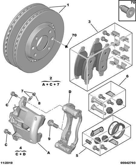 CITROËN 4249 15 - Тормозной диск autospares.lv