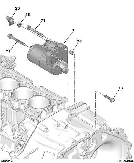 DS 5802 AR - Стартер autospares.lv