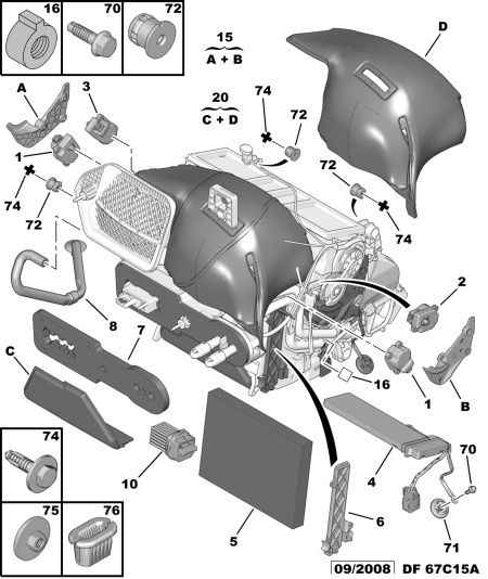 PEUGEOT 6479 46 - Фильтр воздуха в салоне autospares.lv