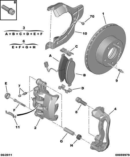 CITROËN 4249 K2 - Тормозной диск autospares.lv