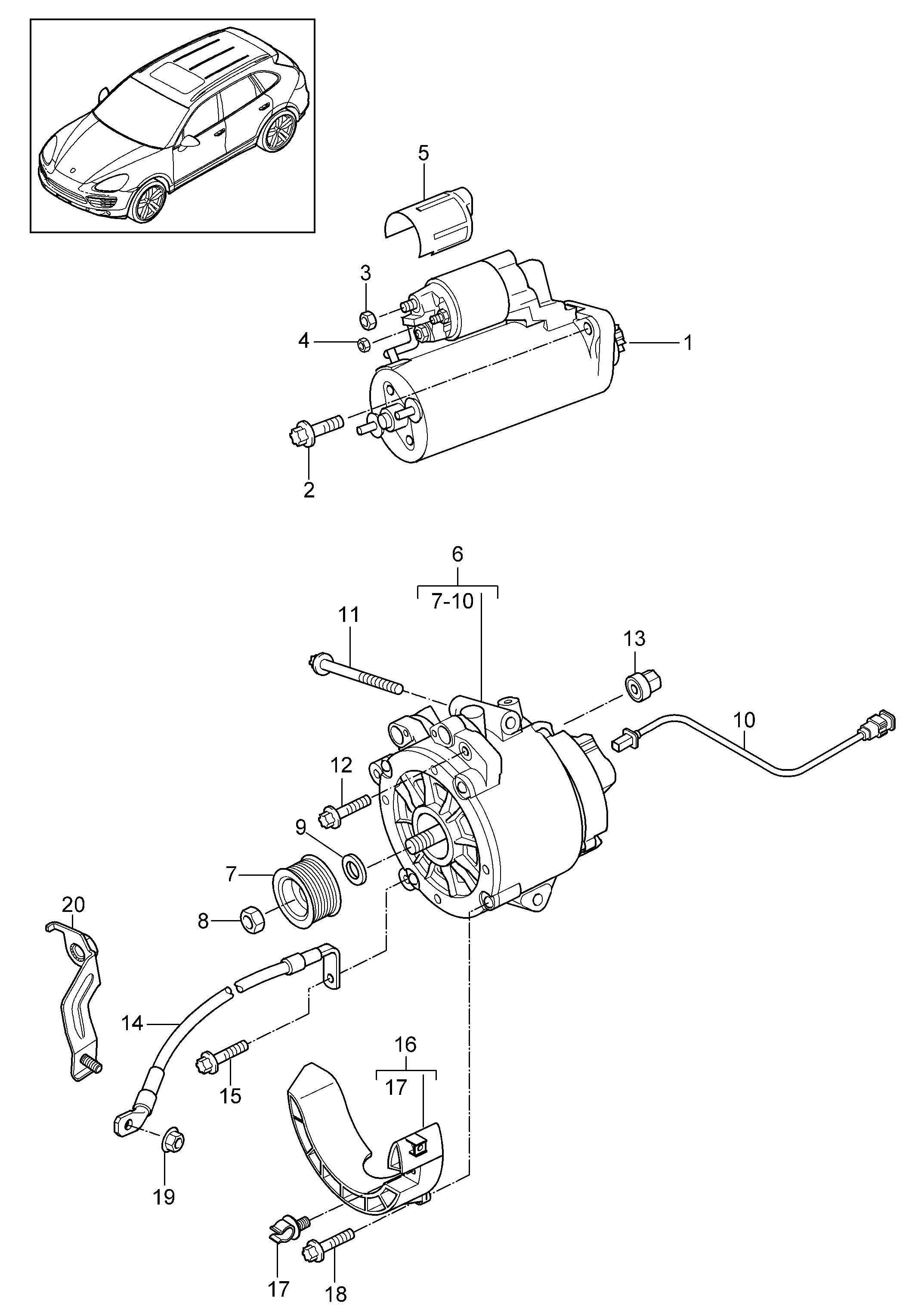 AUDI 059 903 023 L - Шкив генератора, муфта autospares.lv