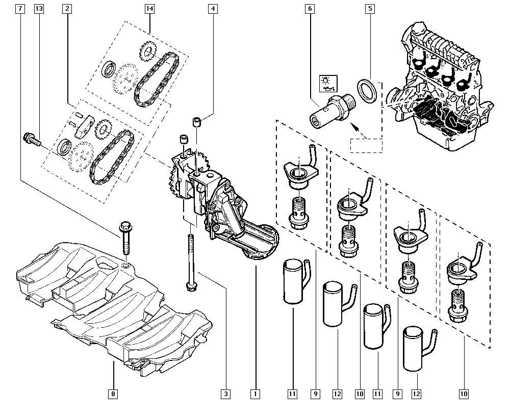 RENAULT 8200103585 - Трубка охлаждающей жидкости autospares.lv